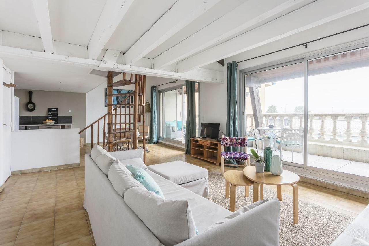 Apartament T3 Avec Terrasse Avec Vue Exceptionnelle Sur Les Quais De Sète Zewnętrze zdjęcie