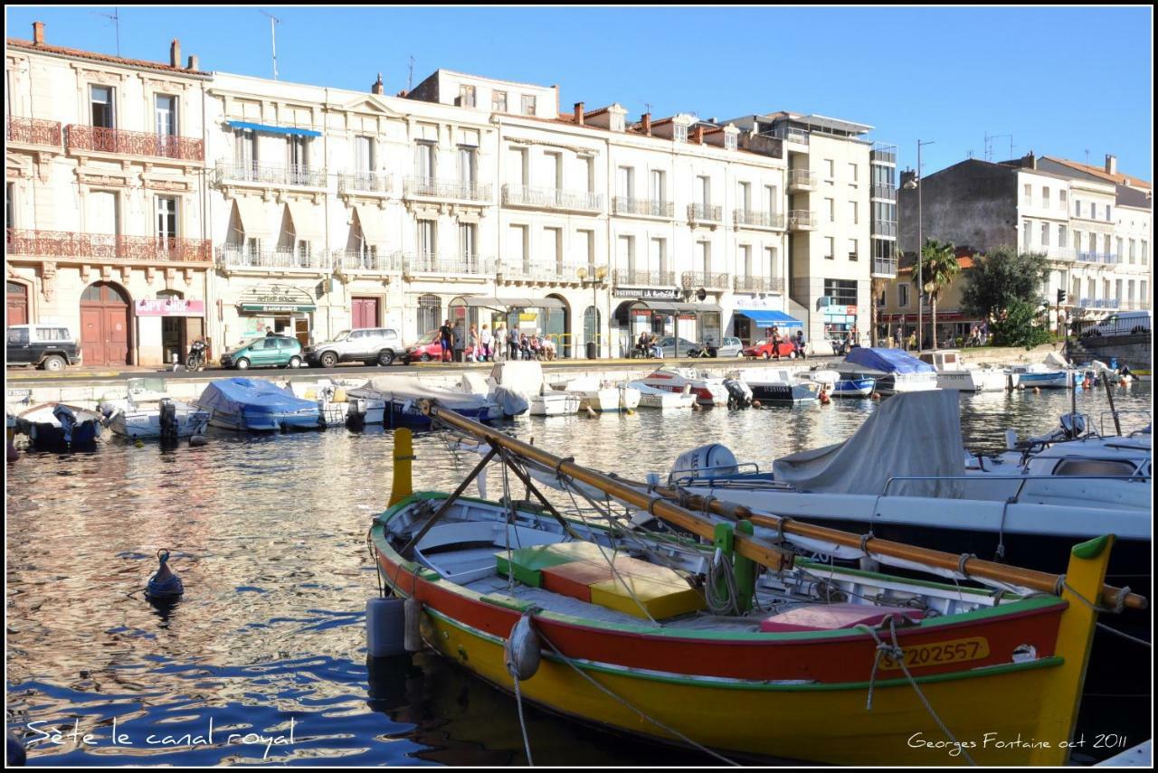 Apartament T3 Avec Terrasse Avec Vue Exceptionnelle Sur Les Quais De Sète Zewnętrze zdjęcie