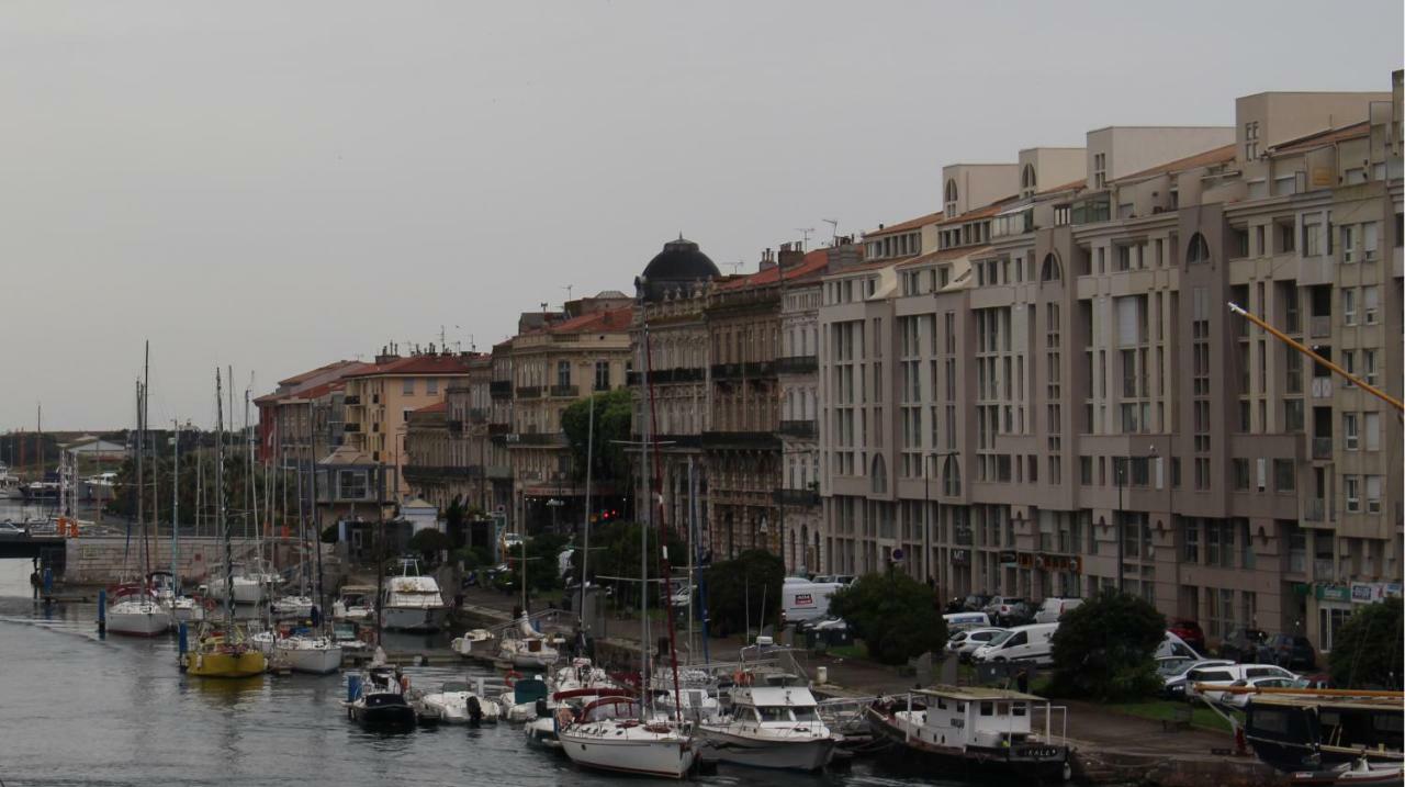 Apartament T3 Avec Terrasse Avec Vue Exceptionnelle Sur Les Quais De Sète Zewnętrze zdjęcie